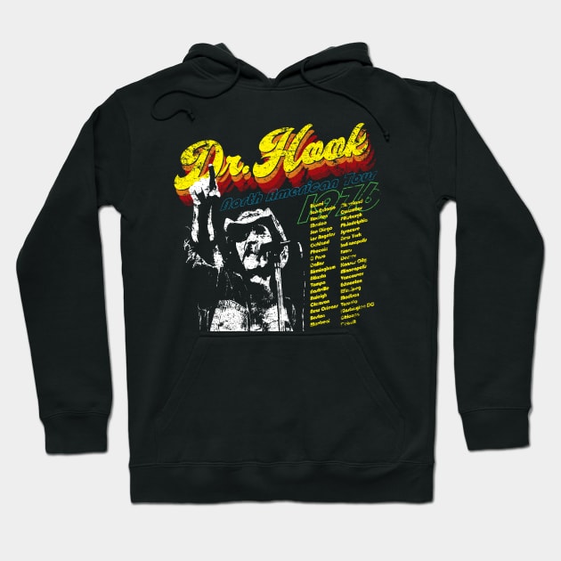 Dr. Hook North American Tour Hoodie by MindsparkCreative